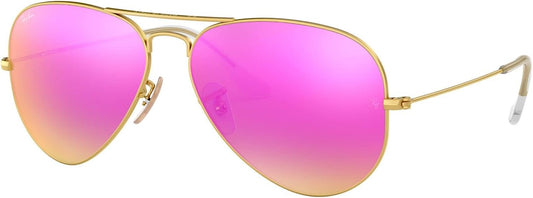 Ray-Ban RB3025 Classic Mirrored Aviator Sunglasses