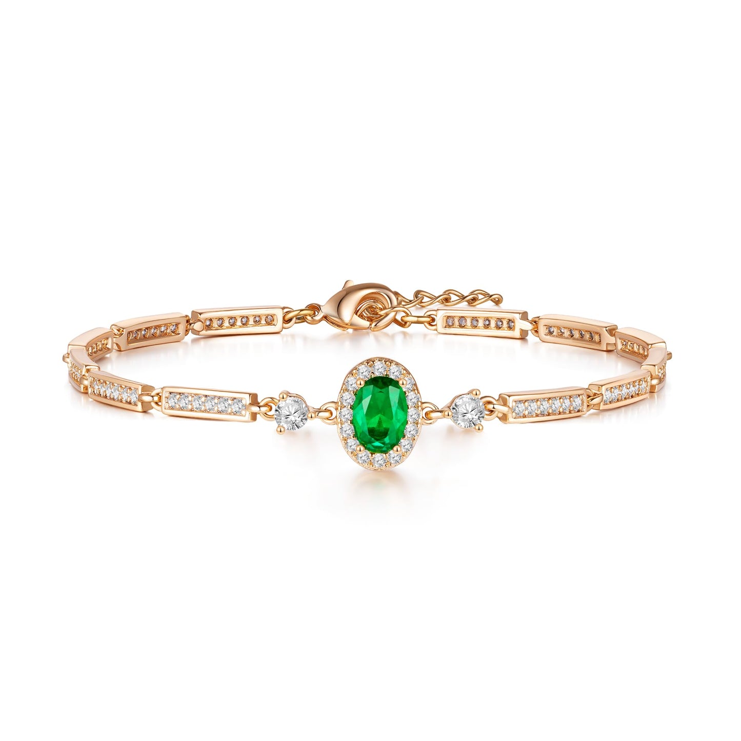 Pure Silver Women's Tennis Bracelets, Sterling Silver Birthstone Link Bracelets for Women, Perfect Gifts for Mom Girlfriend Wife Daughter