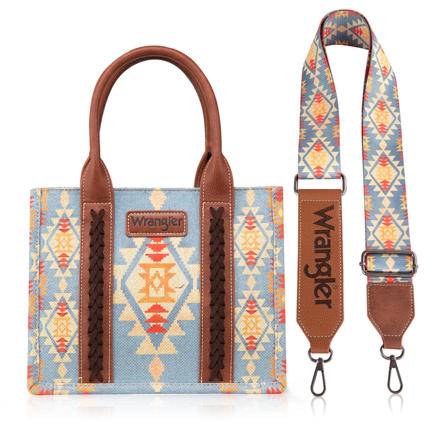 Montana West Wrangler Tote Bag for Women Western Shoulder Purses Boho Aztec Satchel Handbags