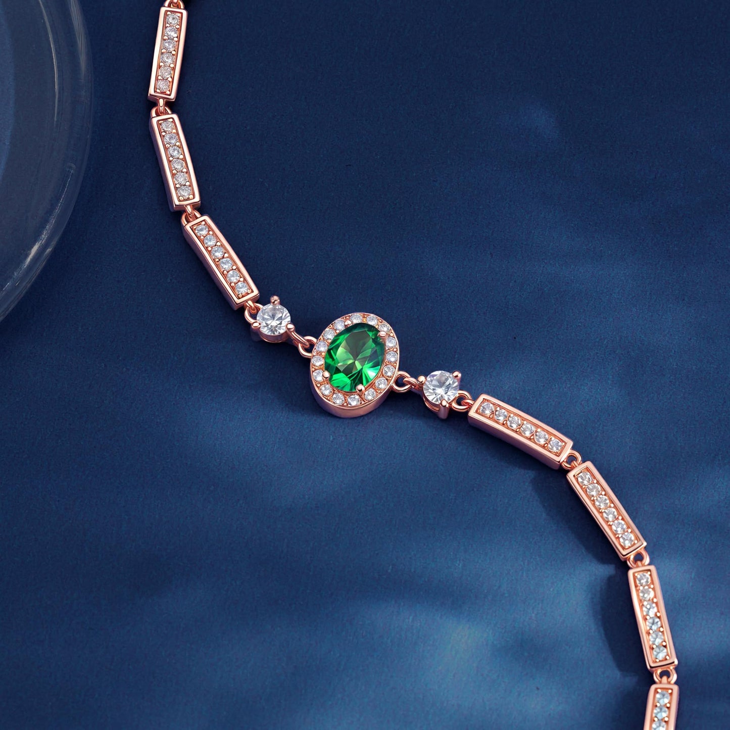 Pure Silver Women's Tennis Bracelets, Sterling Silver Birthstone Link Bracelets for Women, Perfect Gifts for Mom Girlfriend Wife Daughter