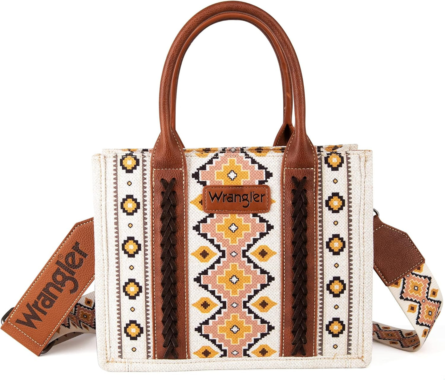 Montana West Wrangler Tote Bag for Women Western Shoulder Purses Boho Aztec Satchel Handbags