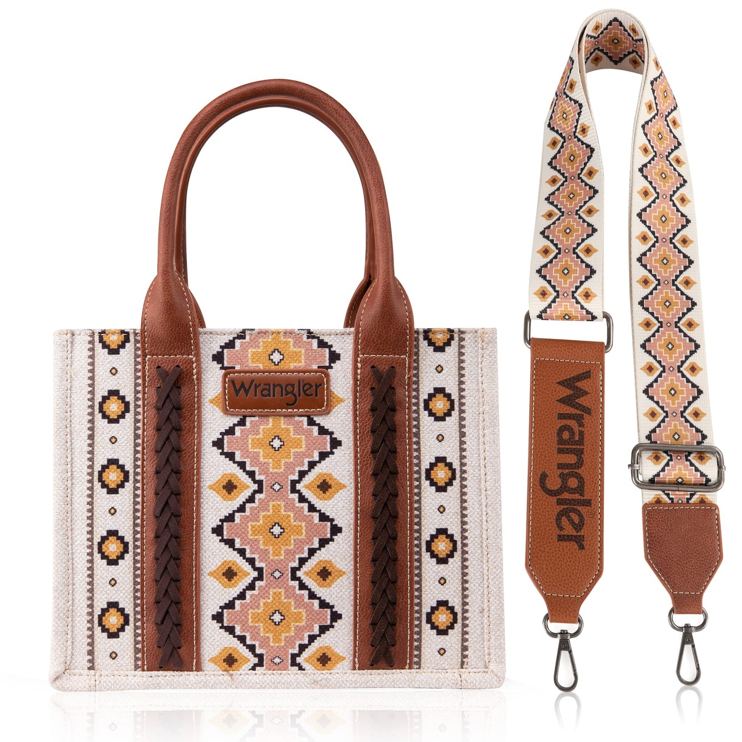 Montana West Wrangler Tote Bag for Women Western Shoulder Purses Boho Aztec Satchel Handbags