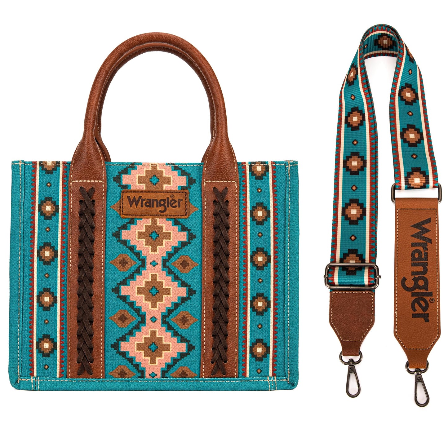 Montana West Wrangler Tote Bag for Women Western Shoulder Purses Boho Aztec Satchel Handbags