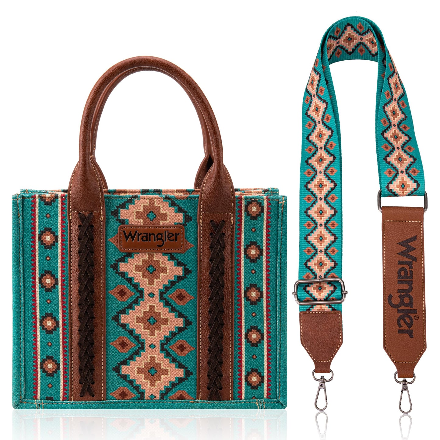 Montana West Wrangler Tote Bag for Women Western Shoulder Purses Boho Aztec Satchel Handbags