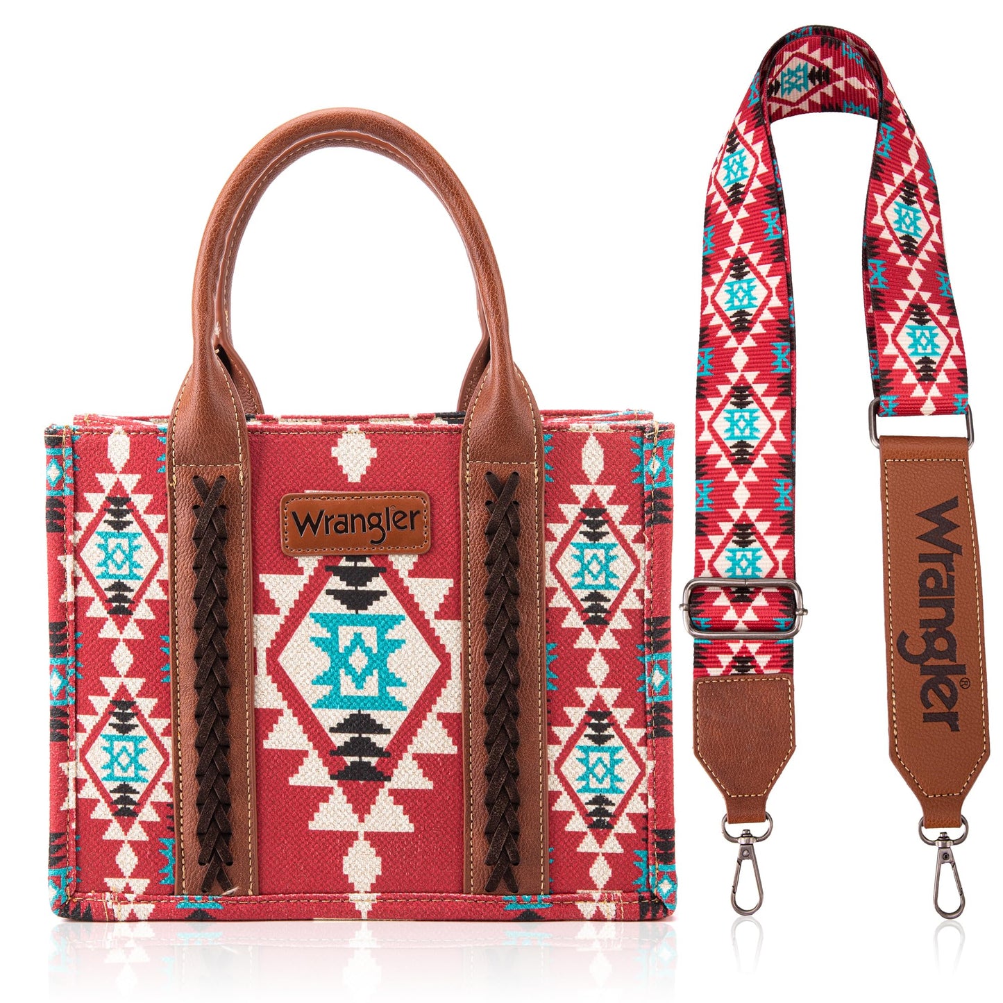 Montana West Wrangler Tote Bag for Women Western Shoulder Purses Boho Aztec Satchel Handbags