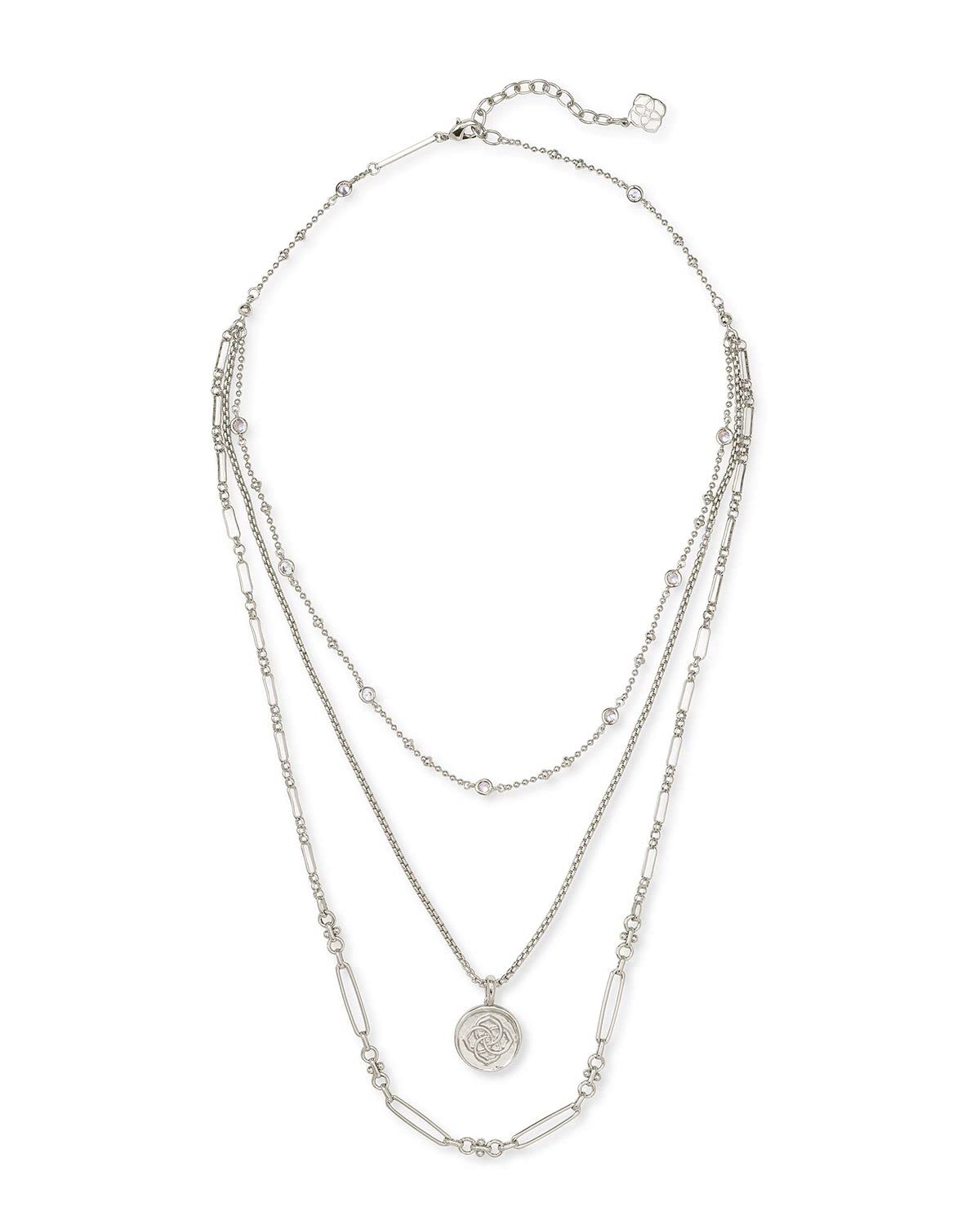 Kendra Scott Medallion Triple Strand Necklace, Fashion Jewelry for Women