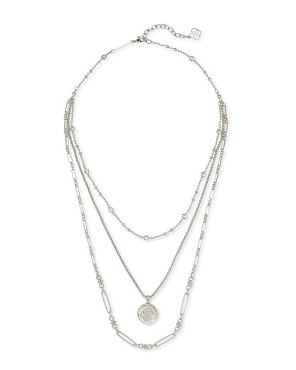 Kendra Scott Medallion Triple Strand Necklace, Fashion Jewelry for Women