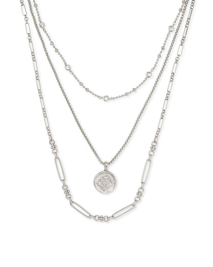 Kendra Scott Medallion Triple Strand Necklace, Fashion Jewelry for Women