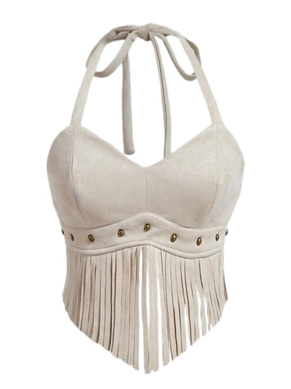 Country Concert Outfit for Women Fringe Western Rodeo Cowgirl Shirts 70s Hippie Tops with Tassel