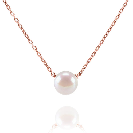 PAVOI Handpicked AAA+ Freshwater Cultured Single Pearl Necklace Pendant | Gold Necklaces for Women