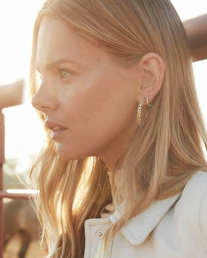Kendra Scott Maggie Huggie Earrings for Women, Fashion Jewelry