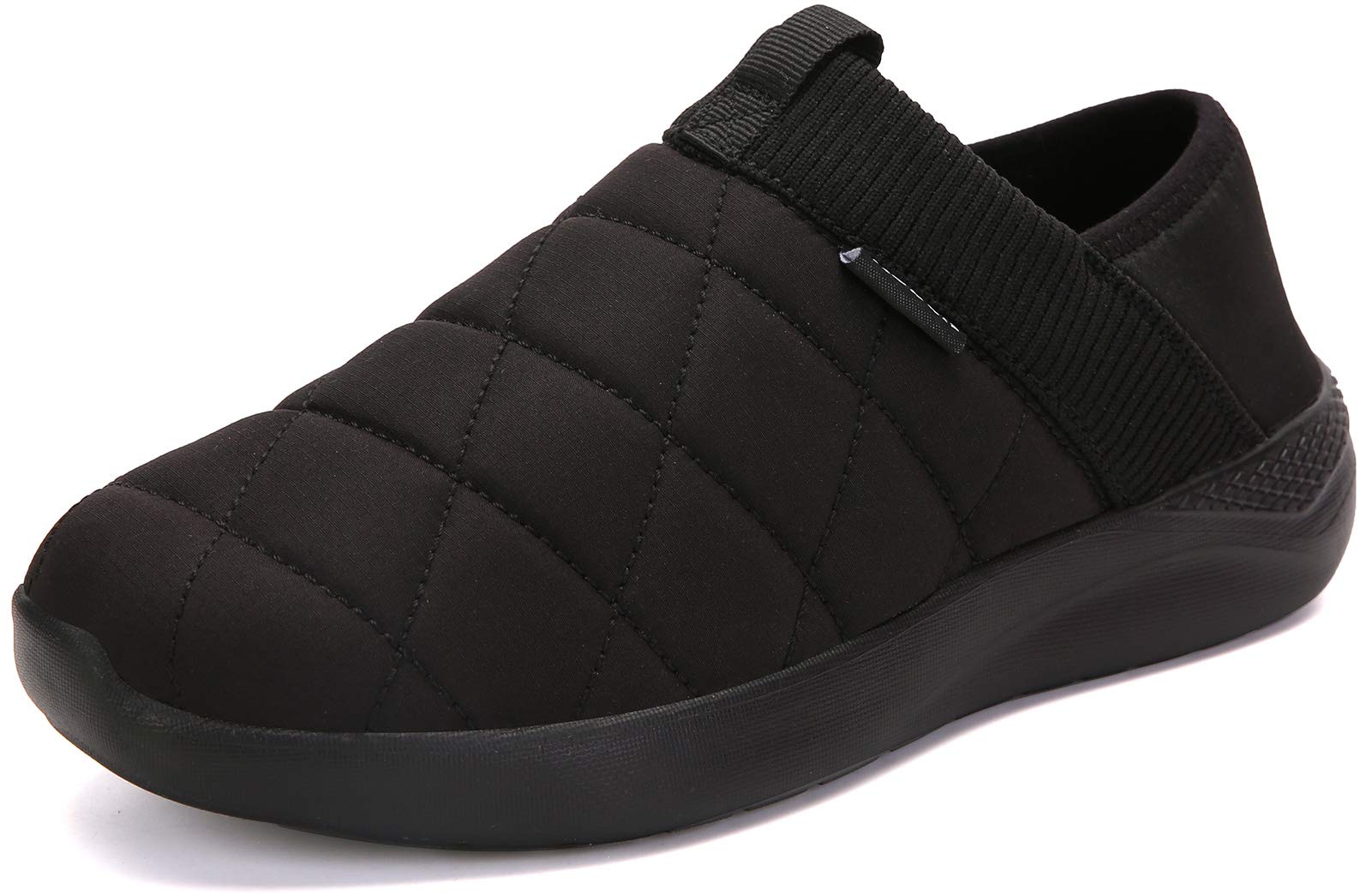 KUBUA Slippers for Men and Womens Indoor House Shoes Plush Slip on Outdoor Garden Loafers