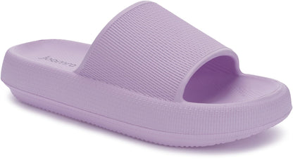 Joomra Pillow Slippers for Women and Men Non Slip Quick Drying Shower Slides Bathroom Sandals | Ultra Cushion | Thick Sole