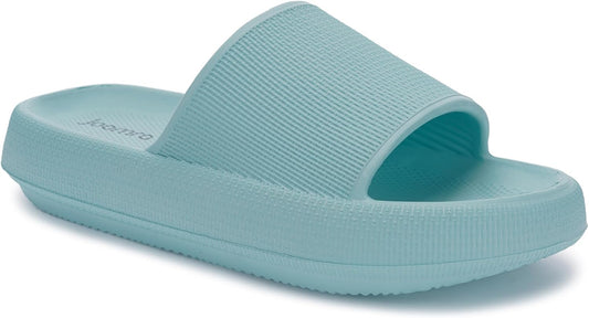 Joomra Pillow Slippers for Women and Men Non Slip Quick Drying Shower Slides Bathroom Sandals | Ultra Cushion | Thick Sole