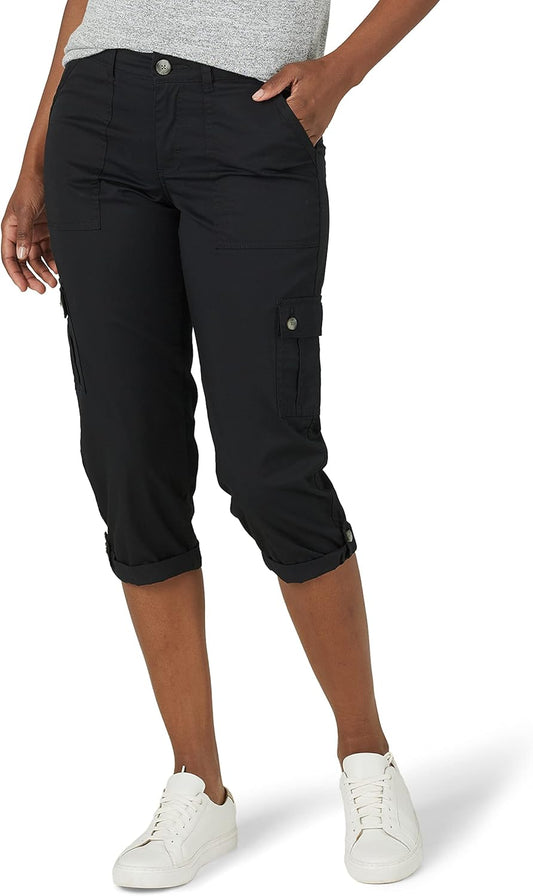 Lee womens Ultra Lux Comfort With Flex-to-go Cargo Capri Pant
