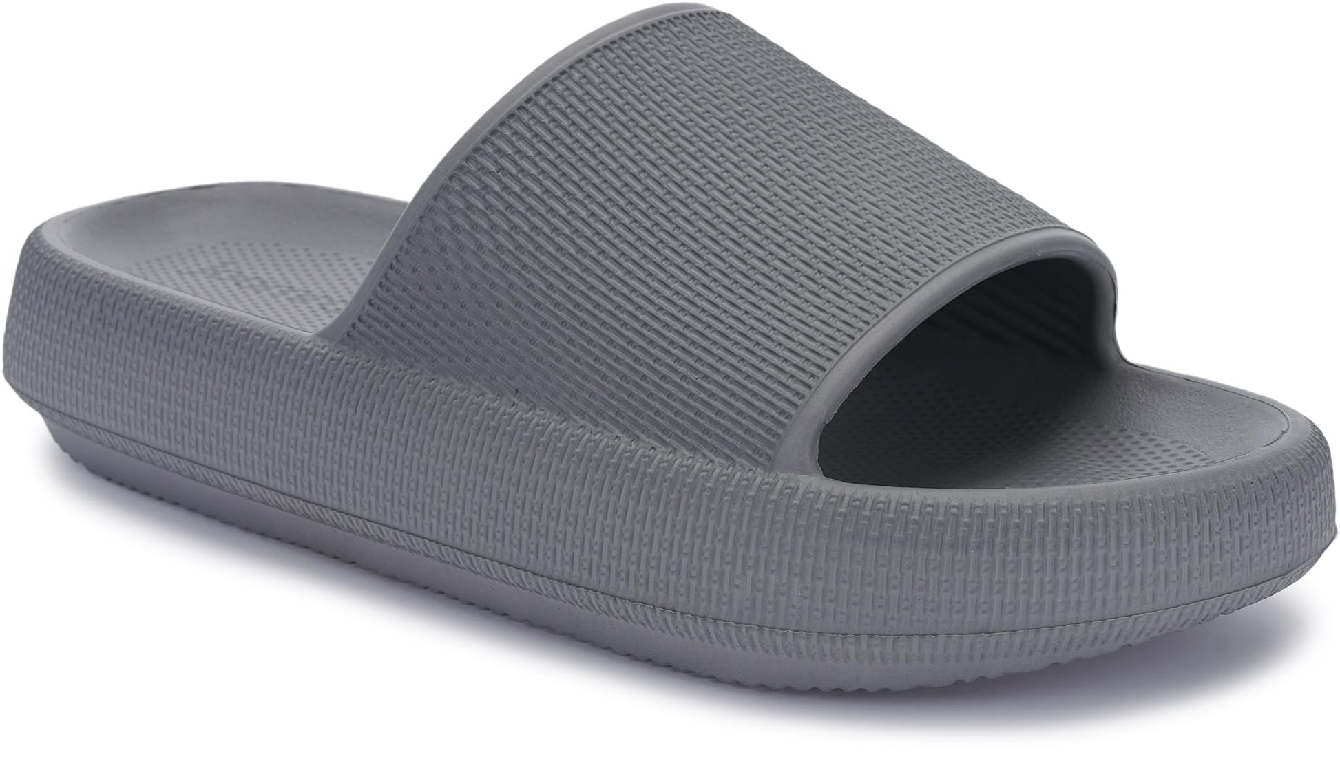 Joomra Pillow Slippers for Women and Men Non Slip Quick Drying Shower Slides Bathroom Sandals | Ultra Cushion | Thick Sole