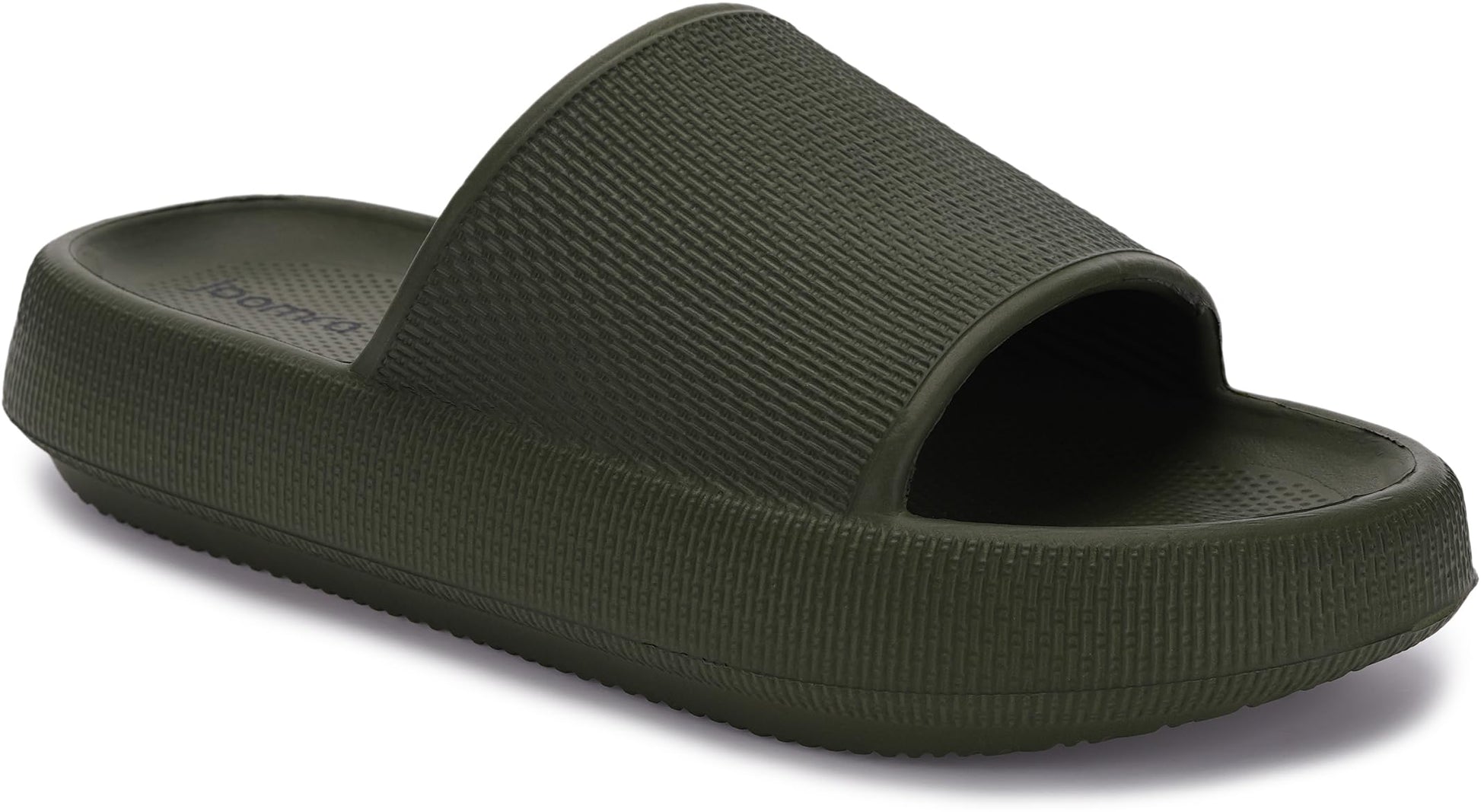 Joomra Pillow Slippers for Women and Men Non Slip Quick Drying Shower Slides Bathroom Sandals | Ultra Cushion | Thick Sole