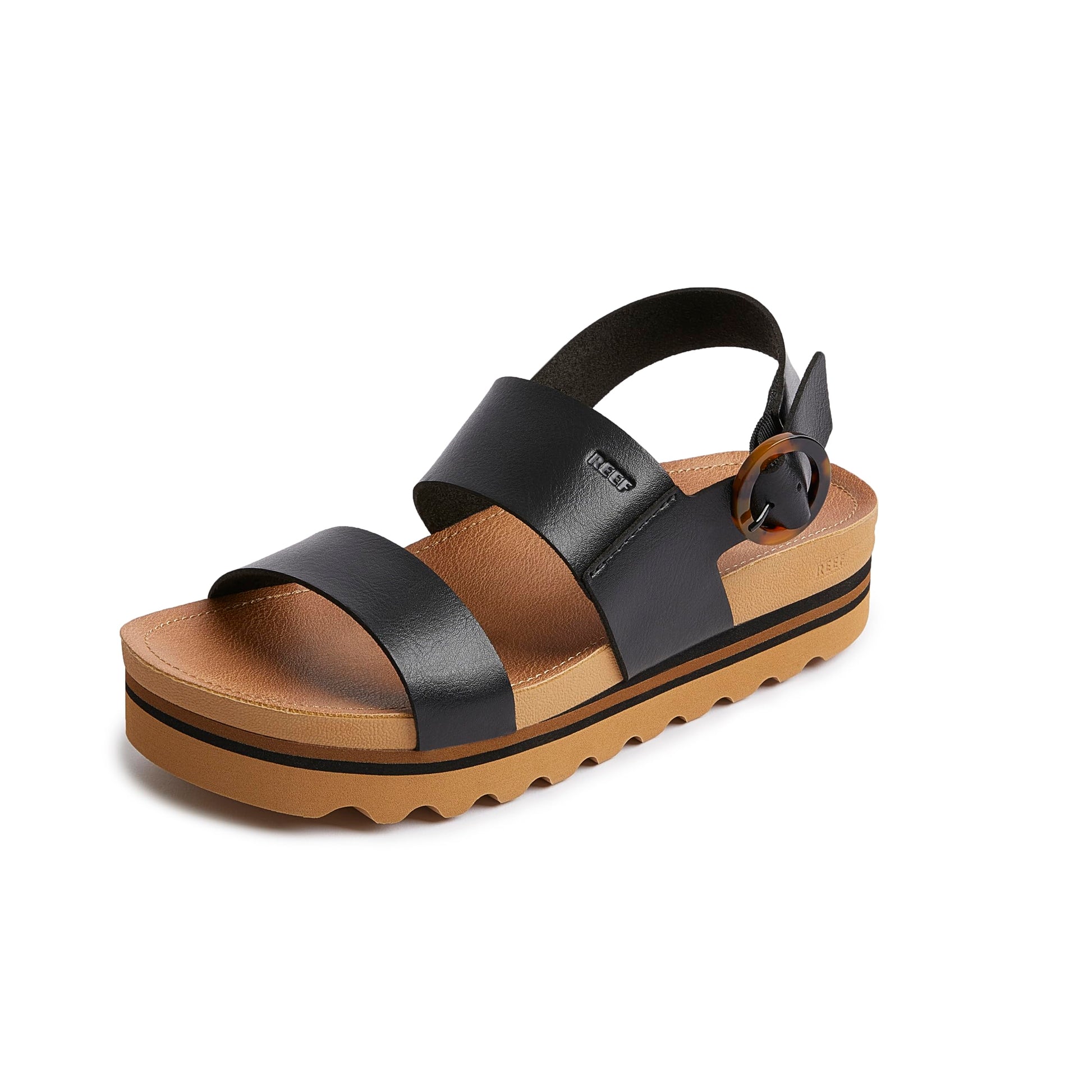 REEF Vista Hi Buckle Women's Platform Fashion Sandal, Arch Support, Ultra Soft Cushion Footbed