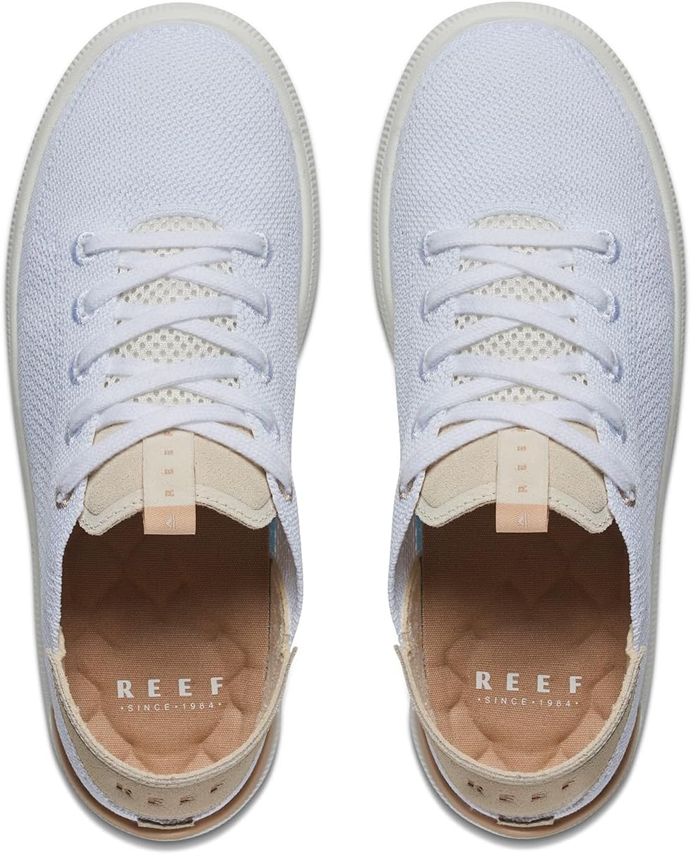 REEF Neptune Women's Shoe, Lightweight & Breathable Stretch Knit Upper, Soft Cushion Footbed