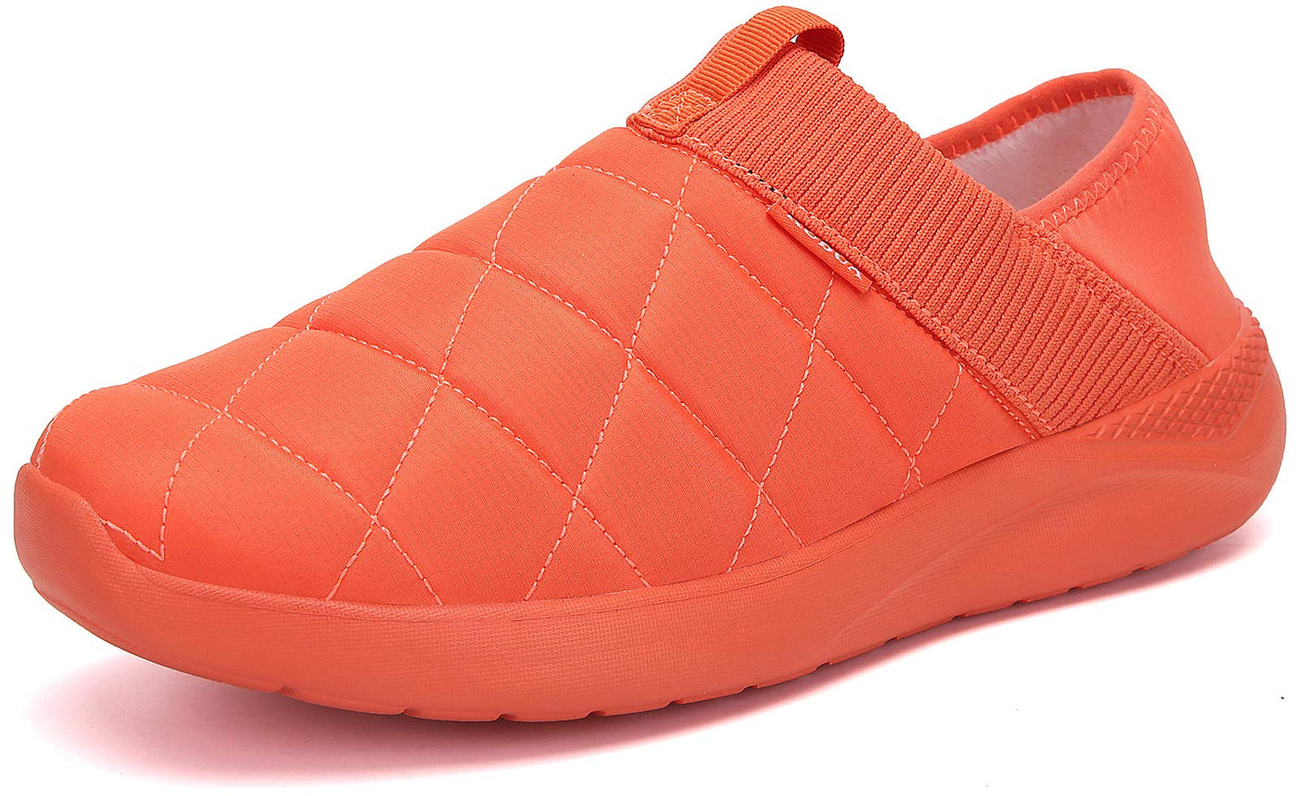 KUBUA Slippers for Men and Womens Indoor House Shoes Plush Slip on Outdoor Garden Loafers