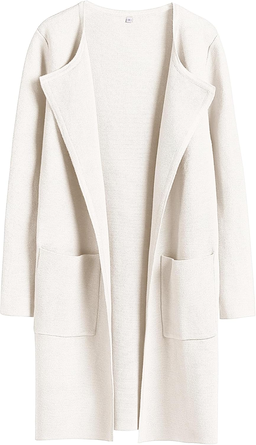 ANRABESS Womens Cardigan Sweater Open Front Knit Long Coatigan Dressy Casual Jacket Coat 2025 Fall Outfits Classy Clothes