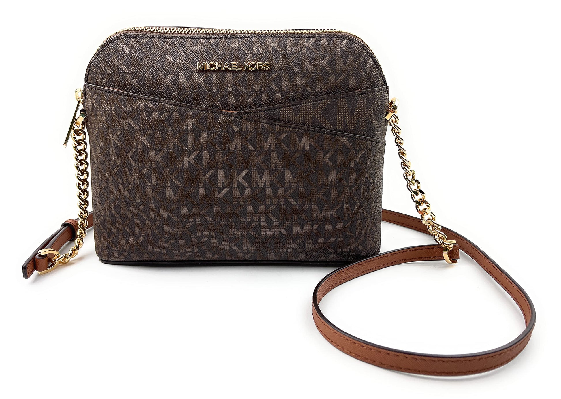 Michael Kors Jet Set Medium Crossbody Leather Handbag