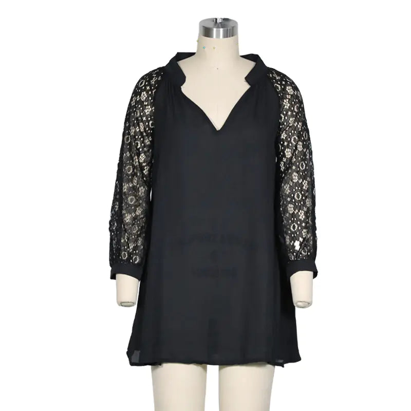 2020 Amazon Bestselling Red Lace-Trimmed Dress